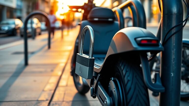 secure your electric scooter