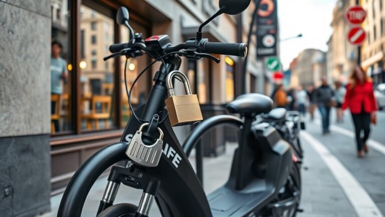 secure your scooter properly