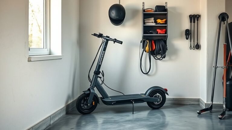 store scooter in dry place