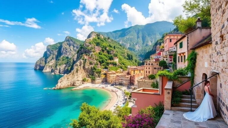 stunning italian wedding backdrops
