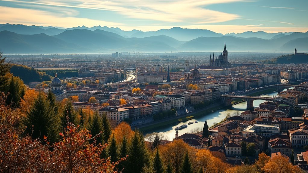 15 Best Things to Do in Turin (Torino), Italy Panoramic view of Turin and the Alps from Monte dei Cappuccini