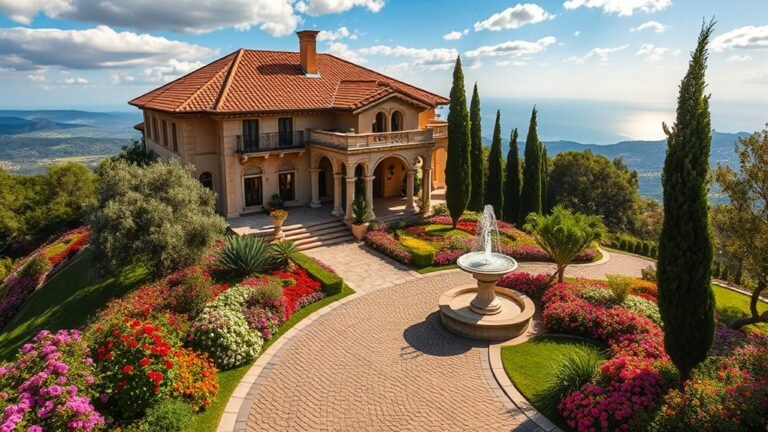 stunning villas in lazio
