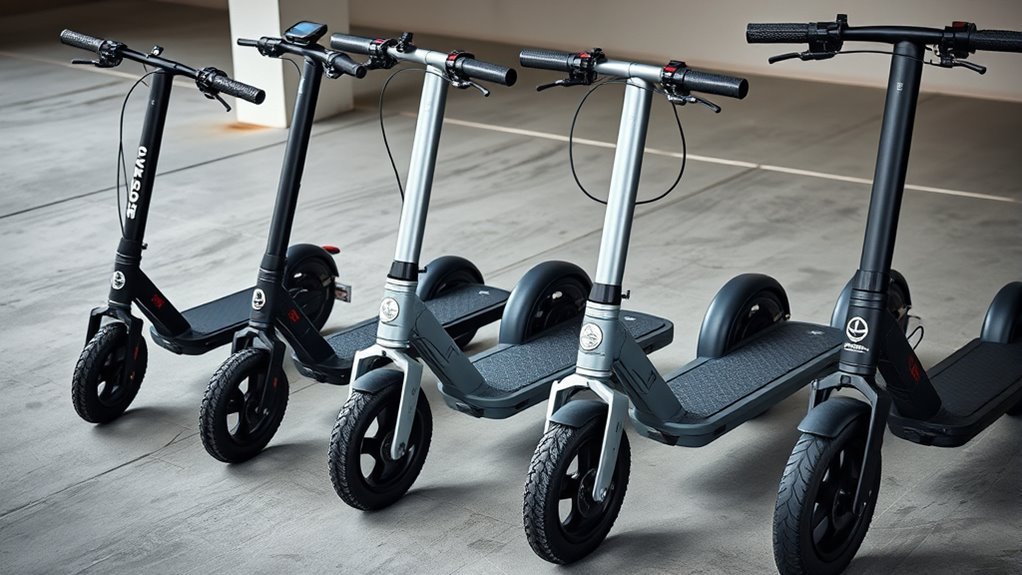 How Much Does an Electric Scooter Weigh? Weight Guide Electric scooter weight comparison chart showing lightweight, commuter, and heavy-duty performance models