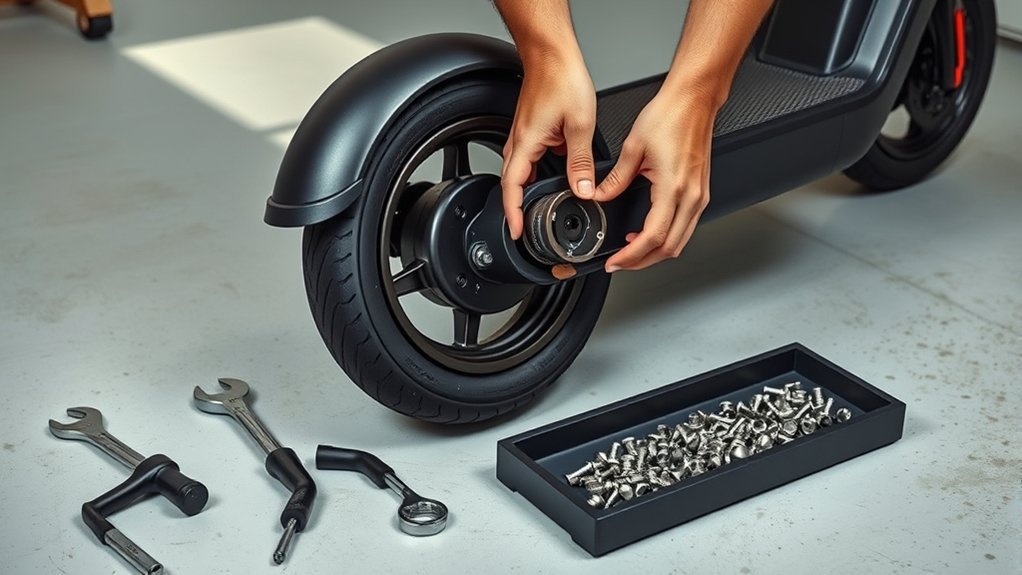 How to Change the Front Tire on an Electric Scooter xiaomi m365 tire change tools