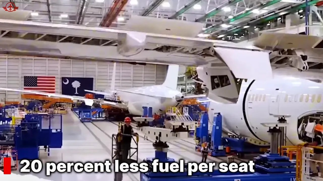 Boeing’s $2 Billion Order Could Be a Real Game Changer Boeing aircraft image with text referring to reduced fuel use per seat