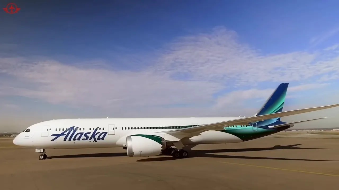 Alaska Airlines aircraft representing the carrier's international expansion