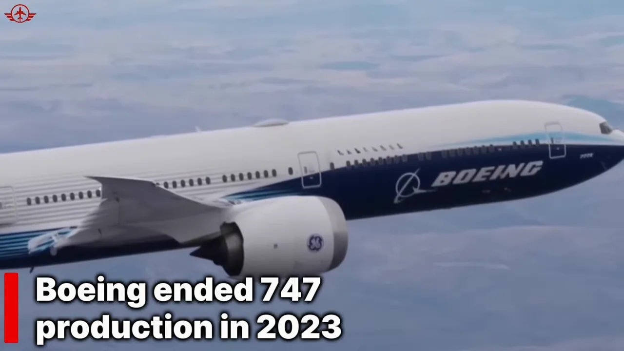 Boeing’s $2 Billion Order Could Be a Real Game Changer Boeing 747 in flight with text noting that production ended in 2023
