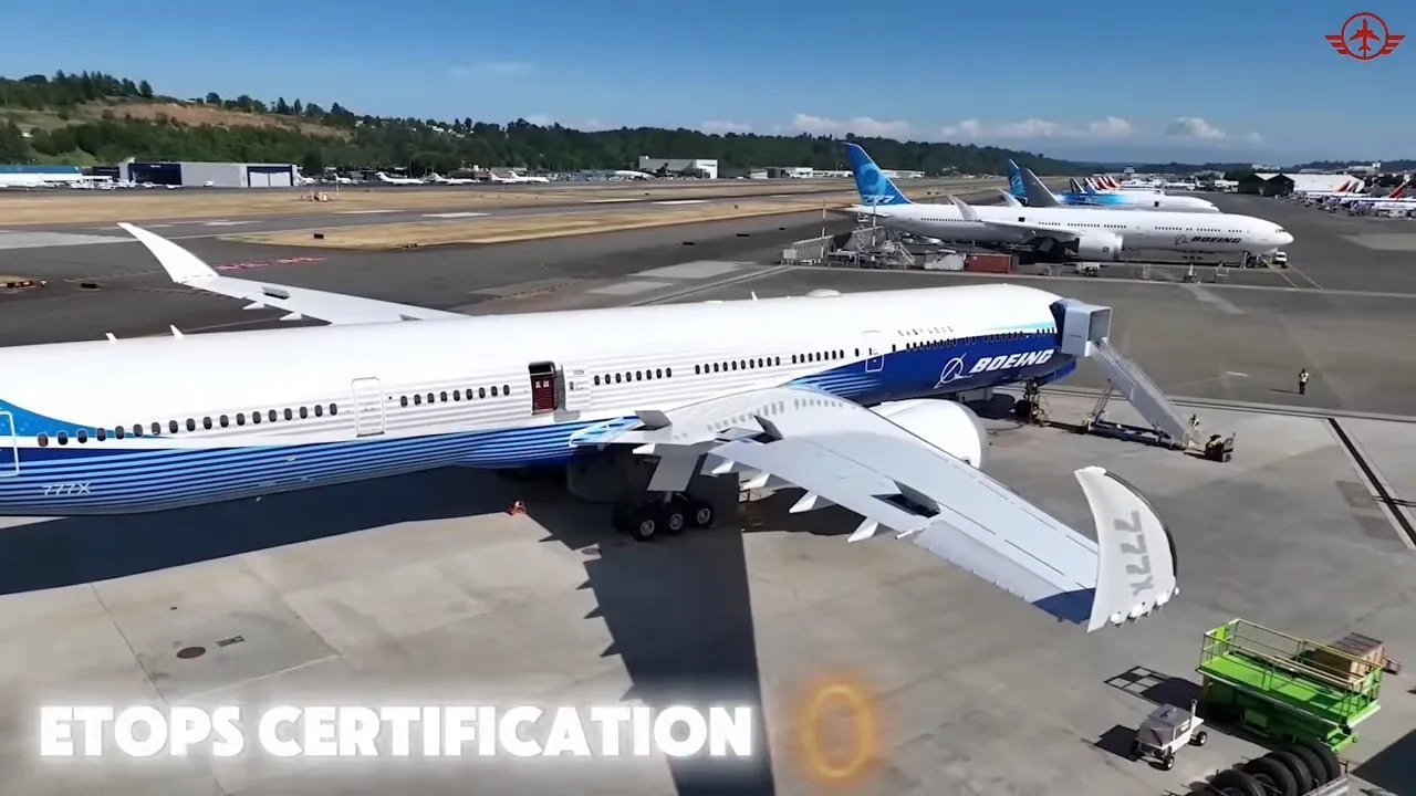 Huge Update for Boeing 777X as the FAA Finally Clears the 777-9 Overhead view of a Boeing 777-9 during ETOPS-related certification preparations