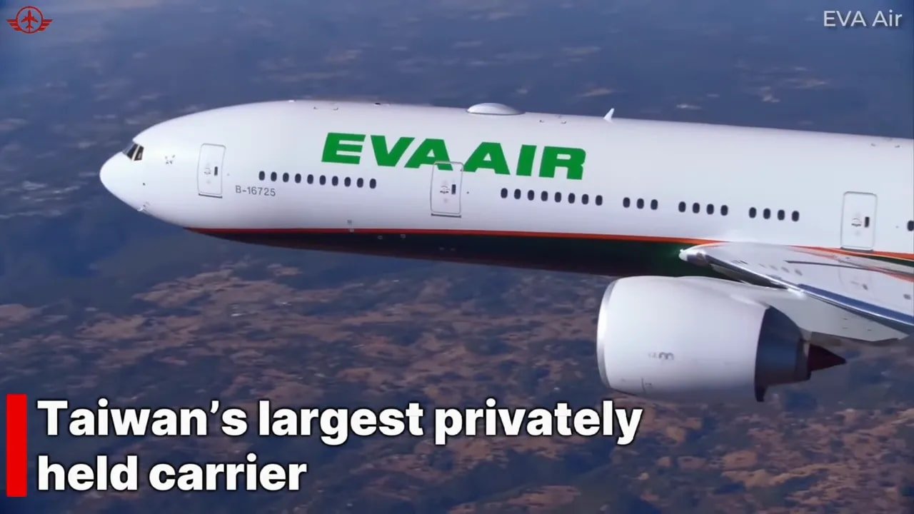 Boeing’s $2 Billion Order Could Be a Real Game Changer EVA Air aircraft in flight with text identifying it as a major privately held Taiwanese carrier